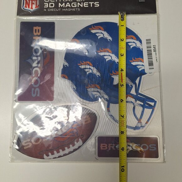 NFL Denver Broncos 4‎ Diecut UltraFlip 3D Magnets - Picture 8 of 8